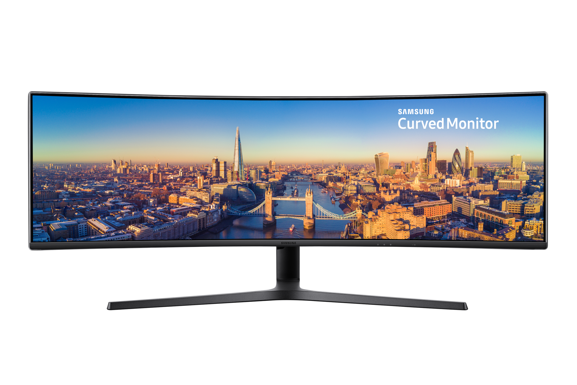 Image of Samsung 49  Premium Curved Monitor with 32:9 Super Ultra-wide screen