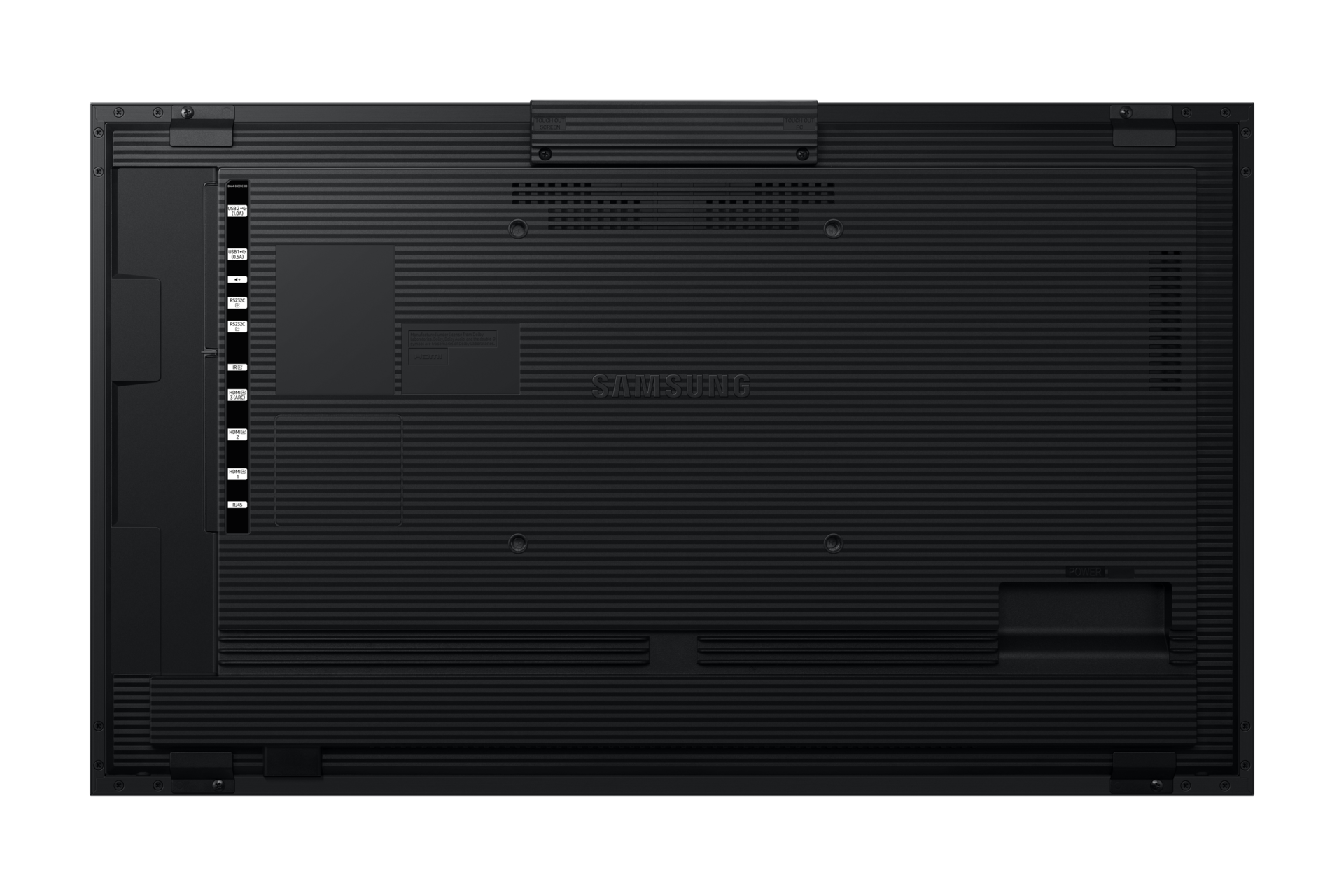 32 inch Touch Signage QMC-T Back Black 