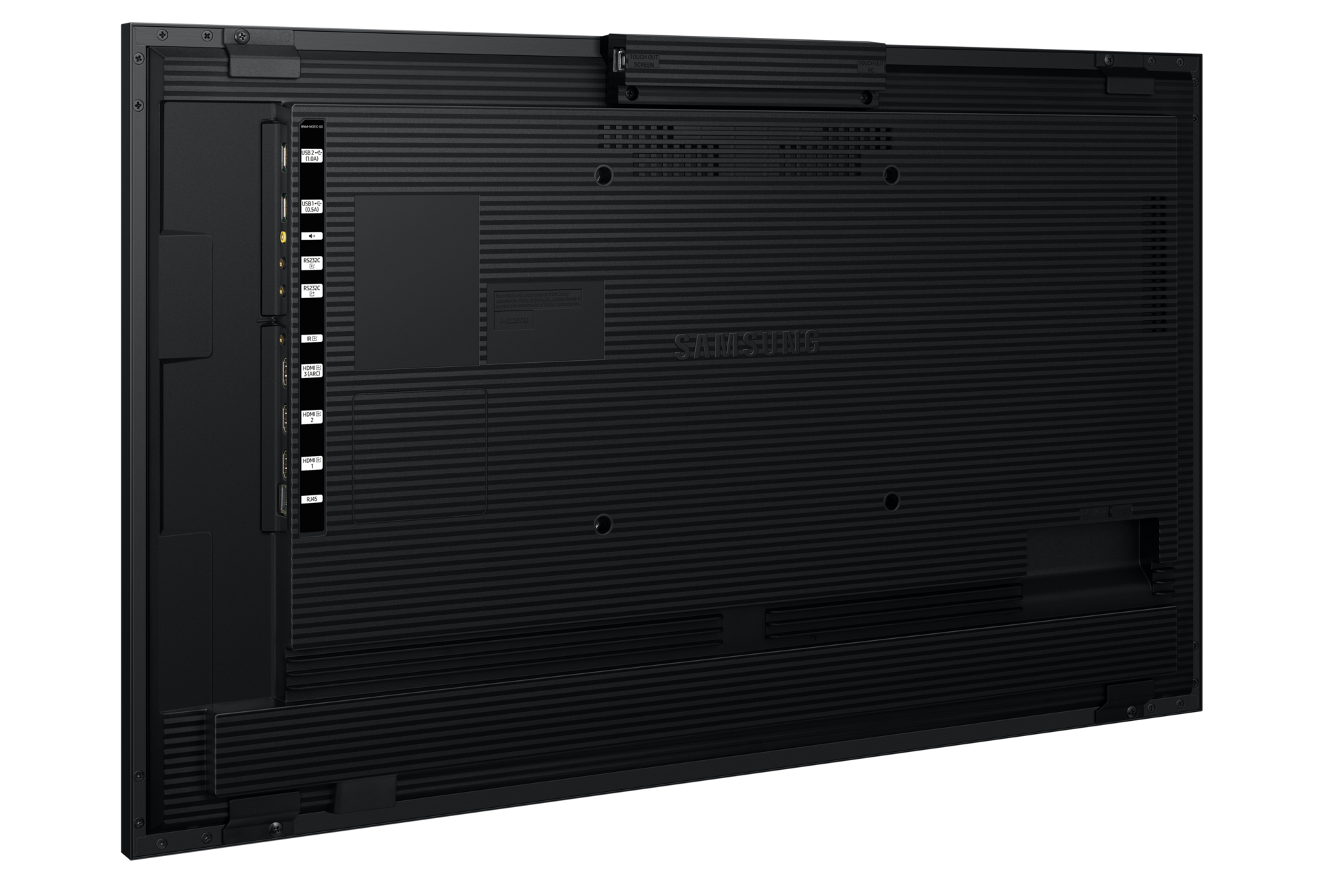 32 inch Touch Signage QMC-T Back Black 