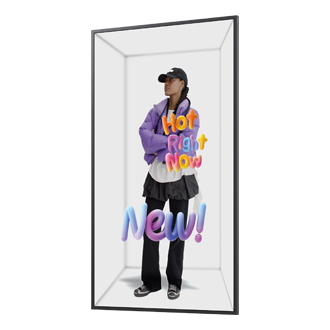 85 inch Spatial Signage SMHX-P R-Perspective Black 