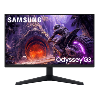 24/27 Inch Odyssey G3 G30H FHD 200Hz Gaming Monitor Front2 Black 
