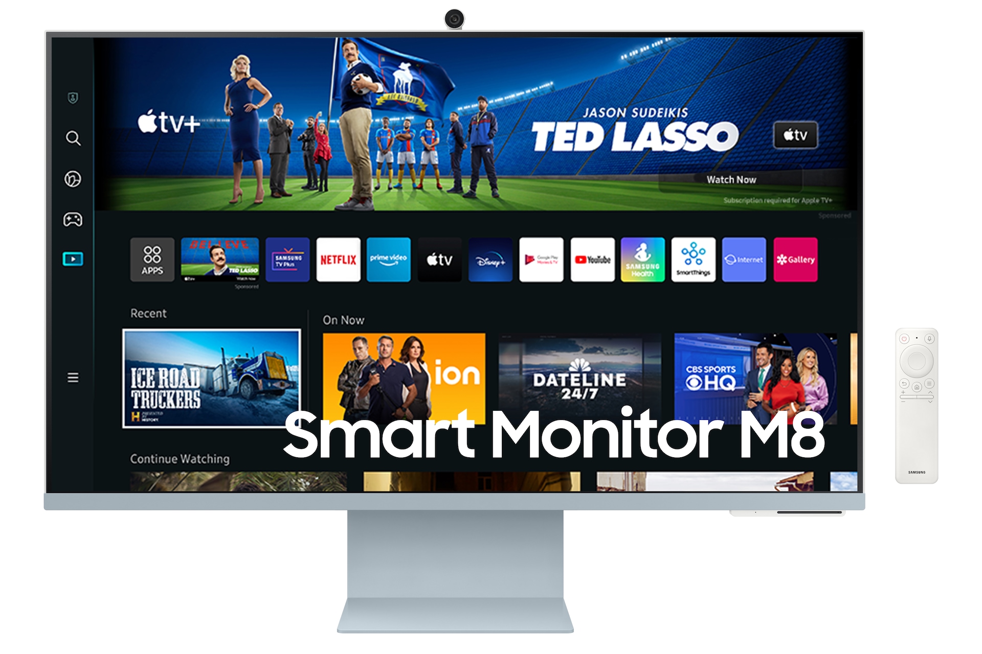 Image of Samsung 27  M8 Smart Blue UHD Monitor with Smart TV Apps and mobile connectivity&lt;br&gt;