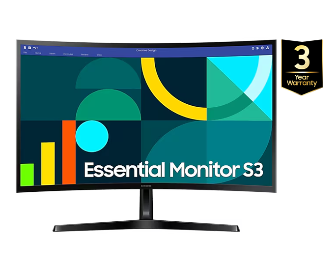 Samsung 27" Essential Monitor S3 S36GD FHD 100Hz