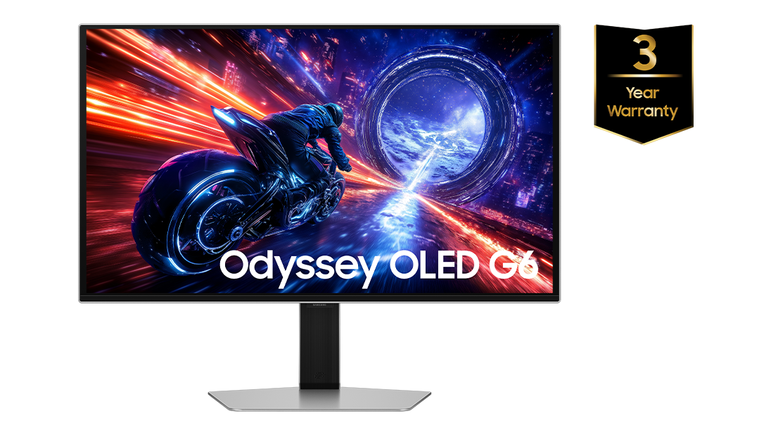 Samsung 27" Odyssey OLED G6 G60SF QHD 500Hz Gaming Monitor