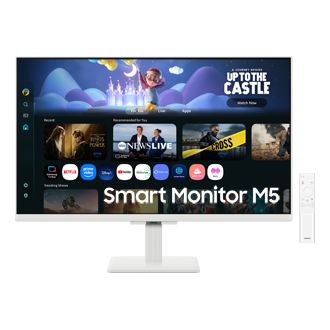 27" Smart Monitor M5 M50F FHD (2025) Front White 