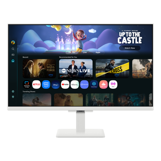 27" Smart Monitor M5 M50F FHD (2025) Front2 White 