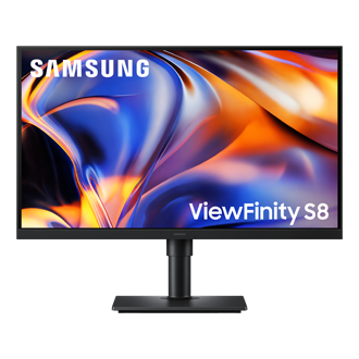 27" ViewFinity S8 S80HF 5K Monitor Front2 Black 