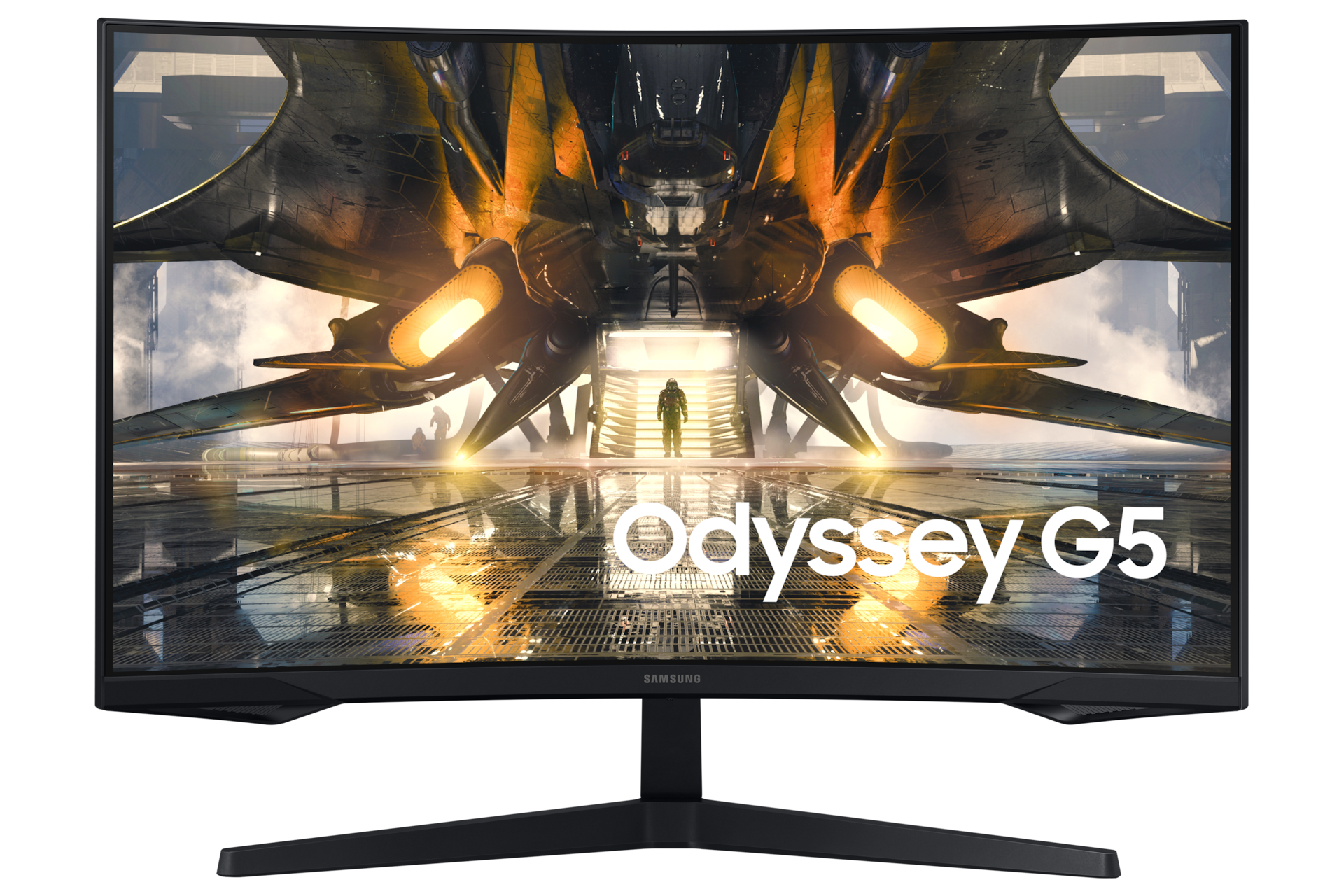 Image of Samsung 32&rdquo; G5 Odyssey 1000R Curved Gaming WQHD Monitor with 165Hz Refresh Rate