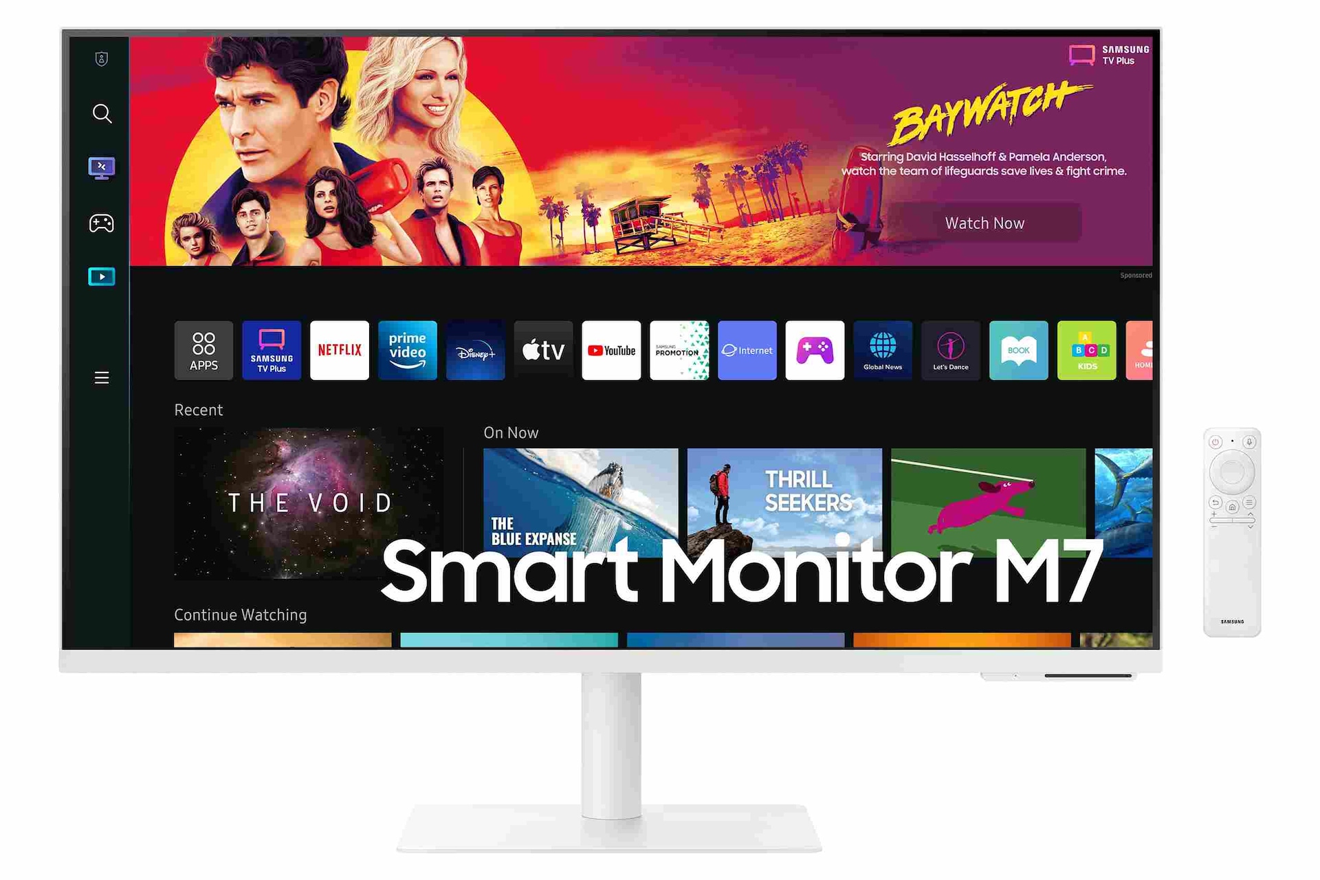 32 M7 Smart White UHD Monitor with Smart TV Apps and mobile connectivity