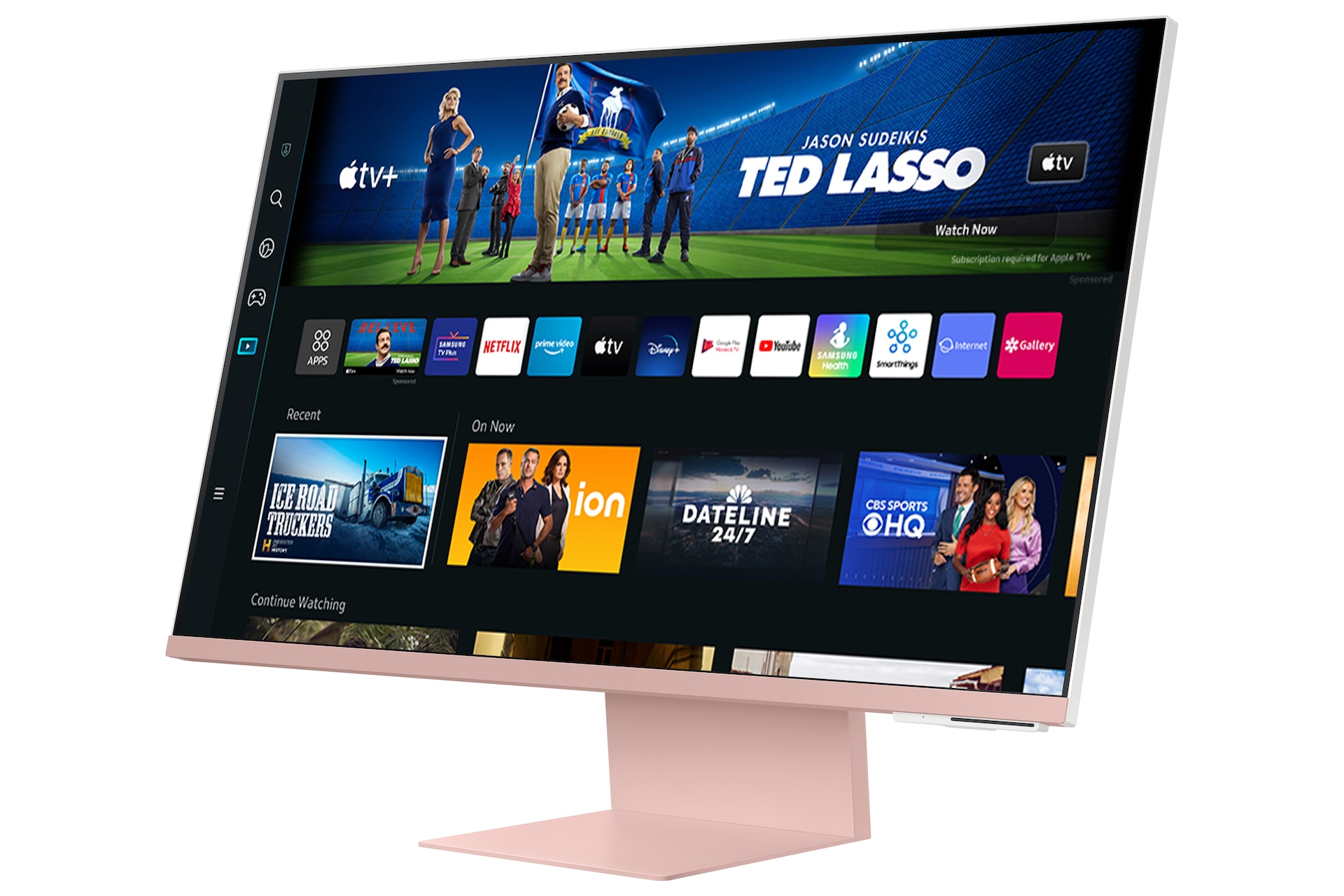 32" M8 Smart Pink UHD Monitor with Smart TV Apps and mobile connectivity | Samsung Canada