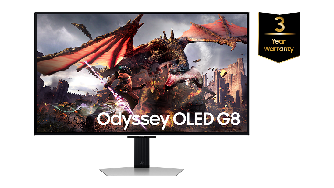 Samsung 32" Odyssey OLED G8 G80SD 4K UHD 240Hz OLED Smart Gaming Monitor