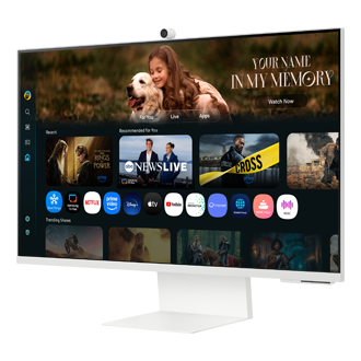 32" Smart Monitor M8 M80F 4K Samsung Vision AI R-Perspective White 