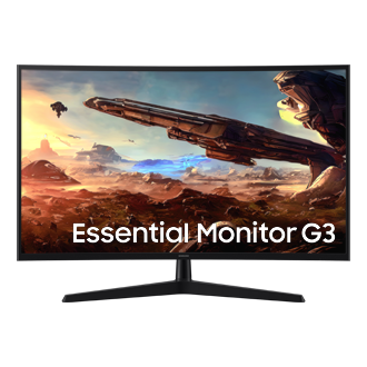 24/27/32 Inch Essential Monitor G3 G35H FHD 144Hz Front3 Black 