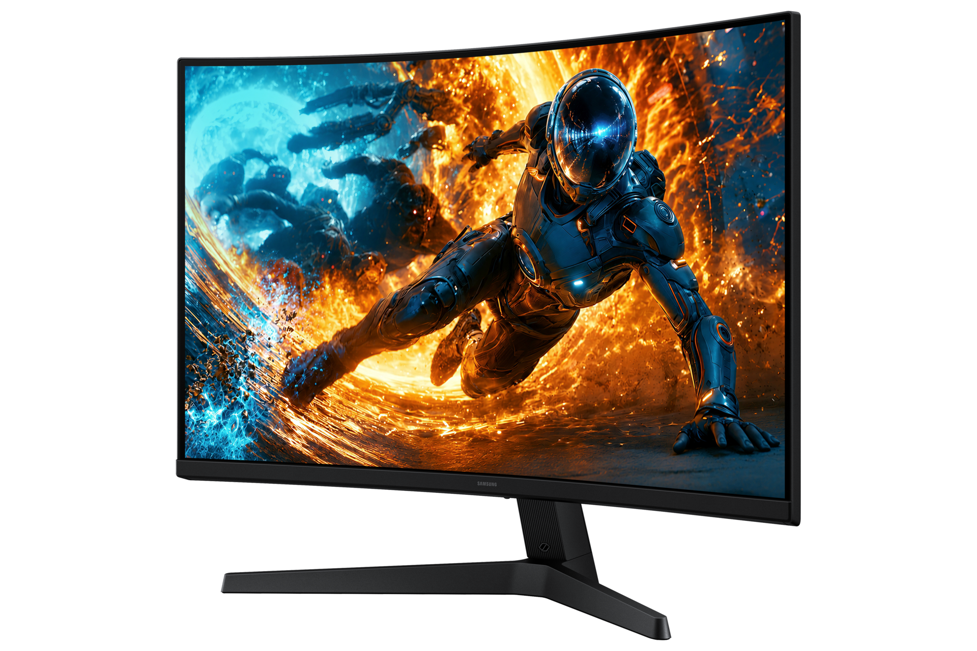 27/32 Inch Odyssey G5 G55H QHD 180Hz Gaming Monitor R-perspective Black 