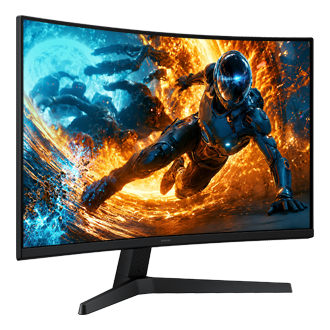 27/32 Inch Odyssey G5 G55H QHD 180Hz Gaming Monitor L-perspective Black 