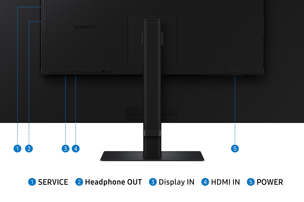 37" ViewFinity S7 S70D UHD Monitor Black