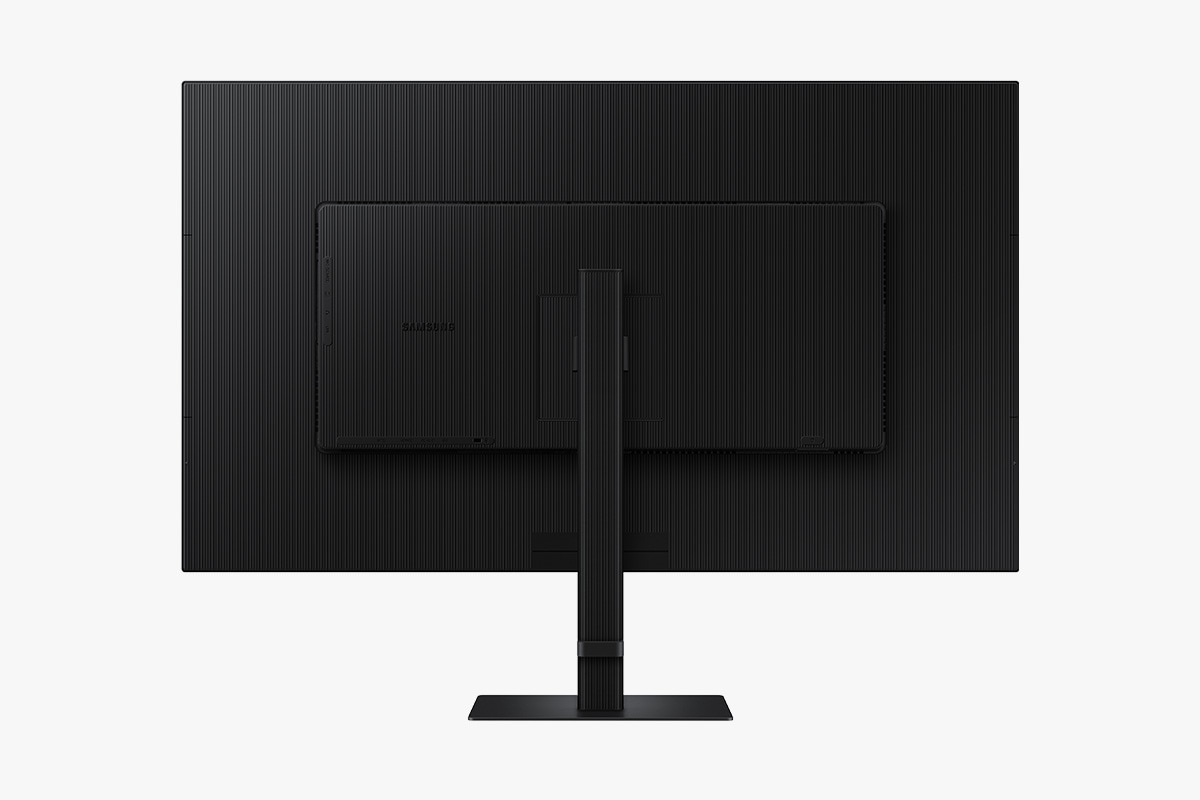 37" ViewFinity S8 S80UD UHD Monitor Back Black 