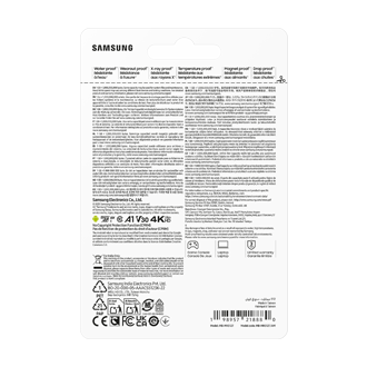 microSD Express Card P9 Express Back-PKG White 