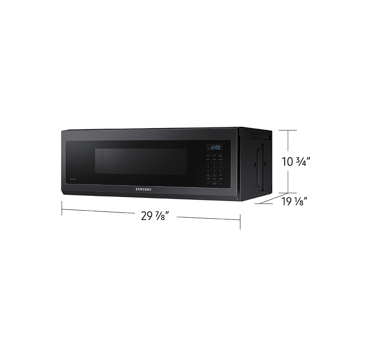 1.1 cu.ft. Slim Over the Range Microwave with 400CFM | Samsung Canada