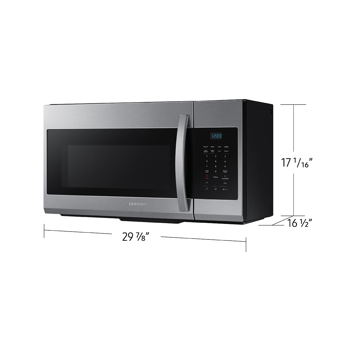 1.7 cu.ft. Over the Range Microwave with 300 CFM | Samsung Canada