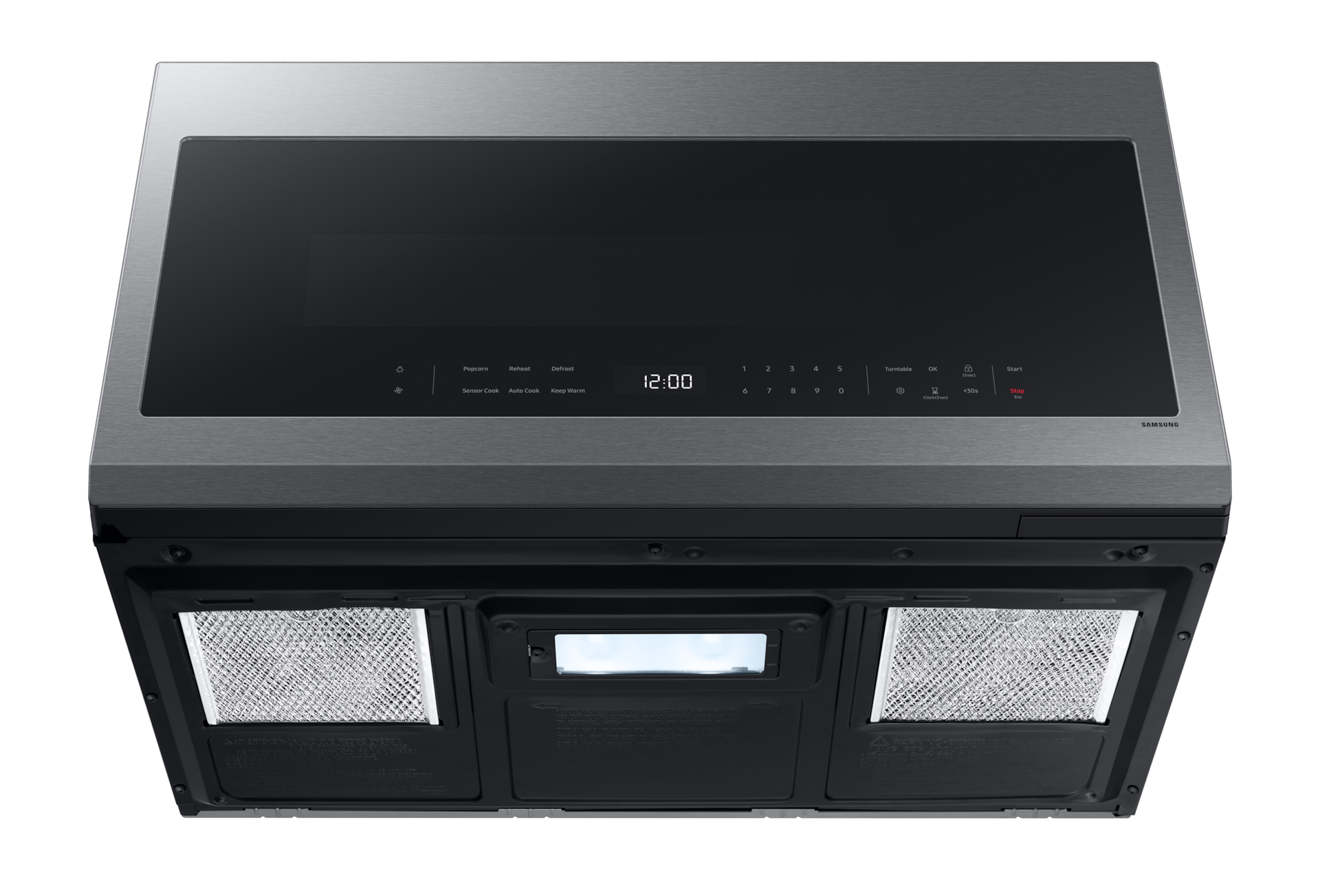 2.1 cu.ft Over the Range Microwave with Finger Print Resistant Finish | Samsung Canada