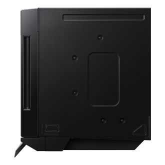 OTR DualVent and Auto Flip 2.1 cu.ft Side-Flip-Open Black 