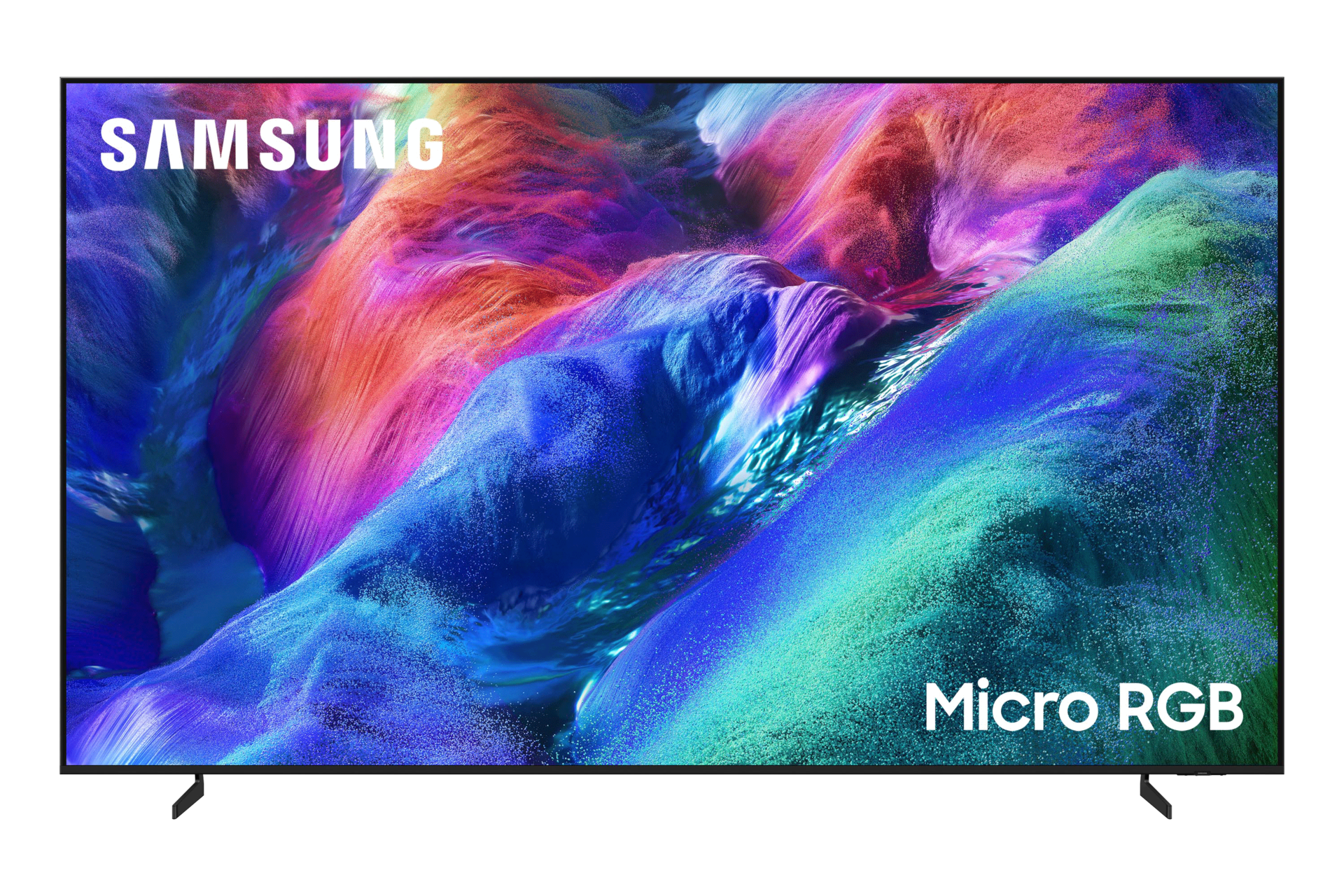 Micro RGB R85H 4K Samsung Vision AI Smart TV (2026) Front2 Black 
