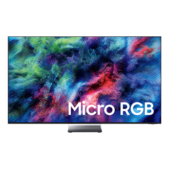 {size}" Micro RGB R95H 4K Samsung Vision AI Smart TV (2026) Front Black 