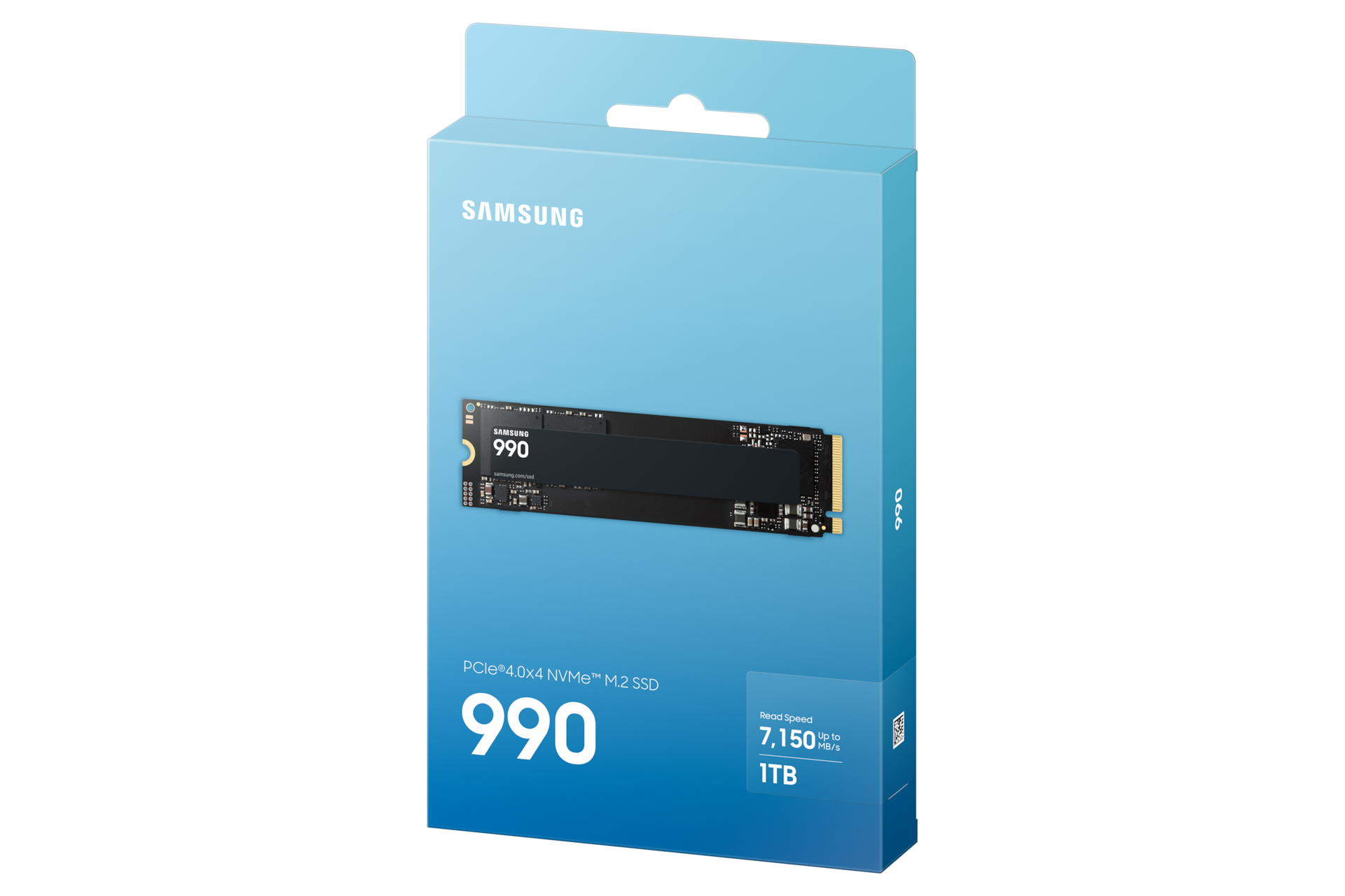 990 PCIe 4.0 NVMe M.2 SSD PKG-R-Perspective Black 