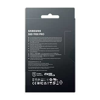 9100 PRO PCIe 5.0 NVMe M.2 SSD PKG-Back Black 