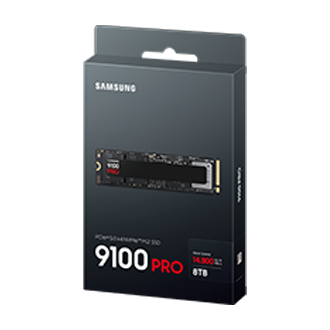 9100 PRO PCIe 5.0 NVMe M.2 SSD PKG-R-Perspective Black 