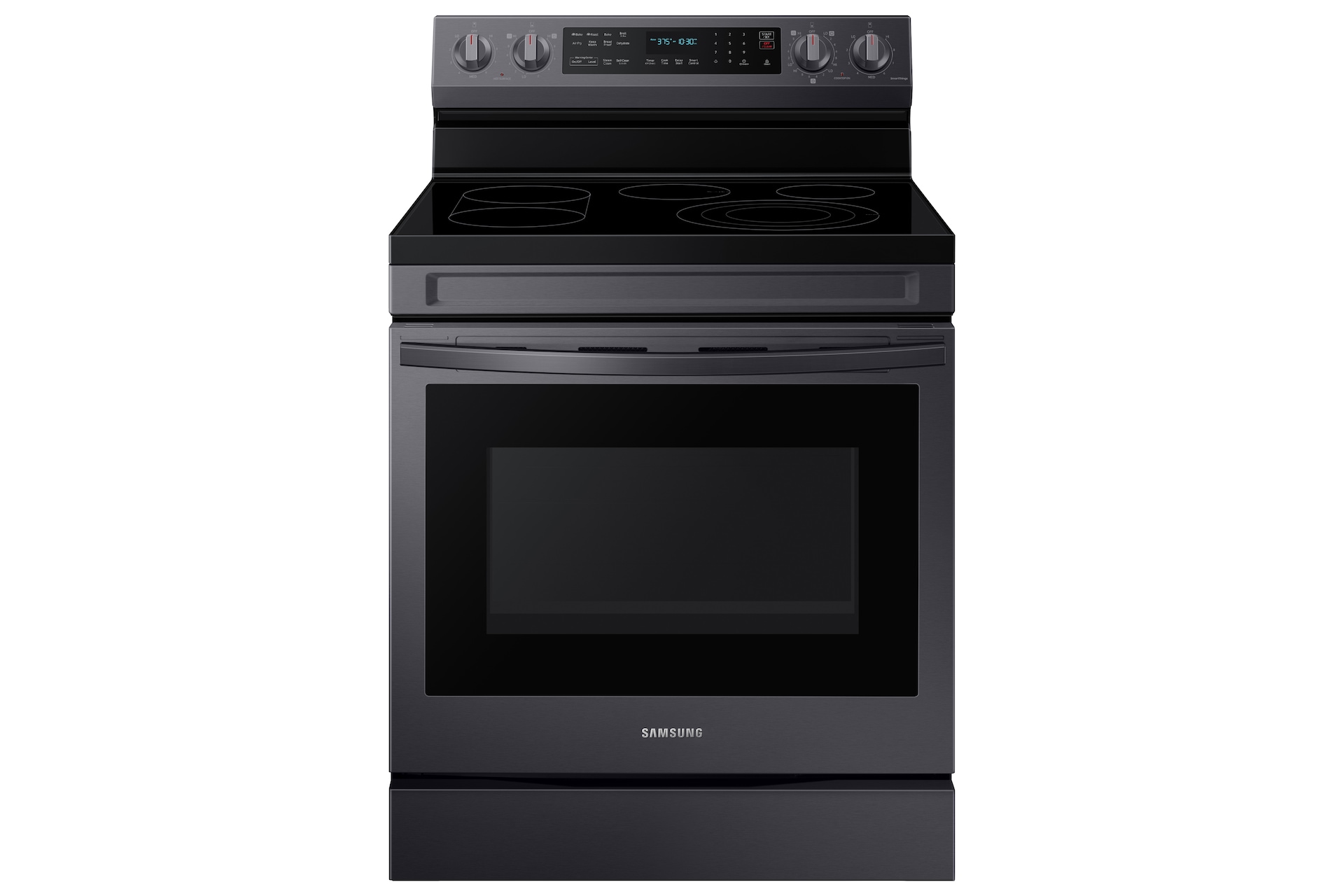 30" 6.3 cu. Ft. Smart Electric Freestanding True Convection Range with Air Fry | Samsung CA