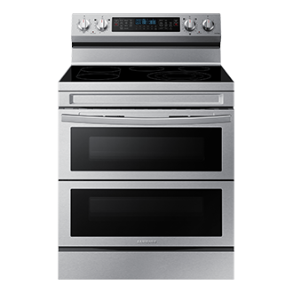 Samsung Electric Freestanding Range True Convection | Flex Duo | Air Fry 6.3 cu.ft.