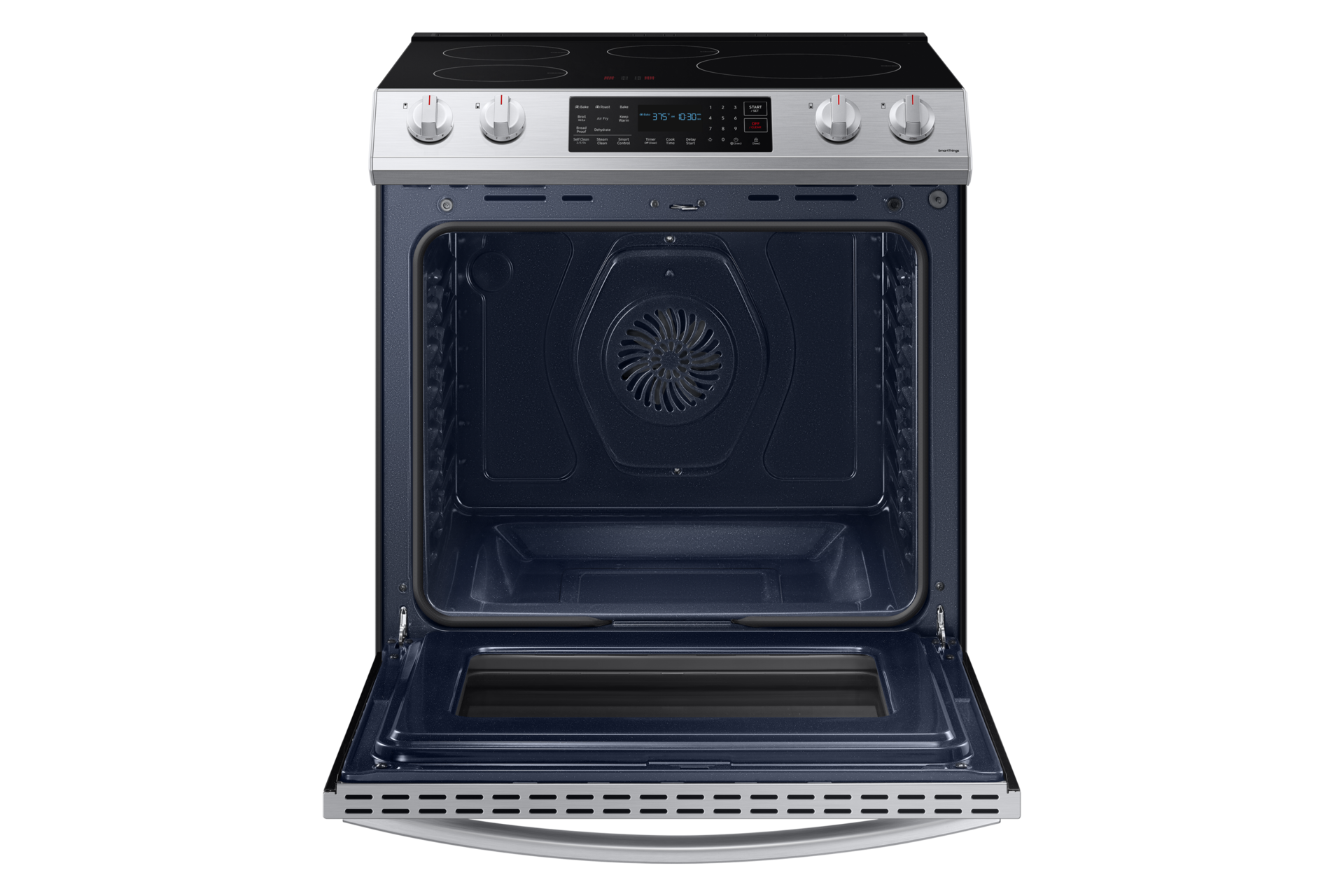 30 Slide-In Induction Range NE63B8411SS | Reviews | Samsung Canada 30 6.3 cu. Ft. Smart Induction Slide-in Fan Convection Range... 