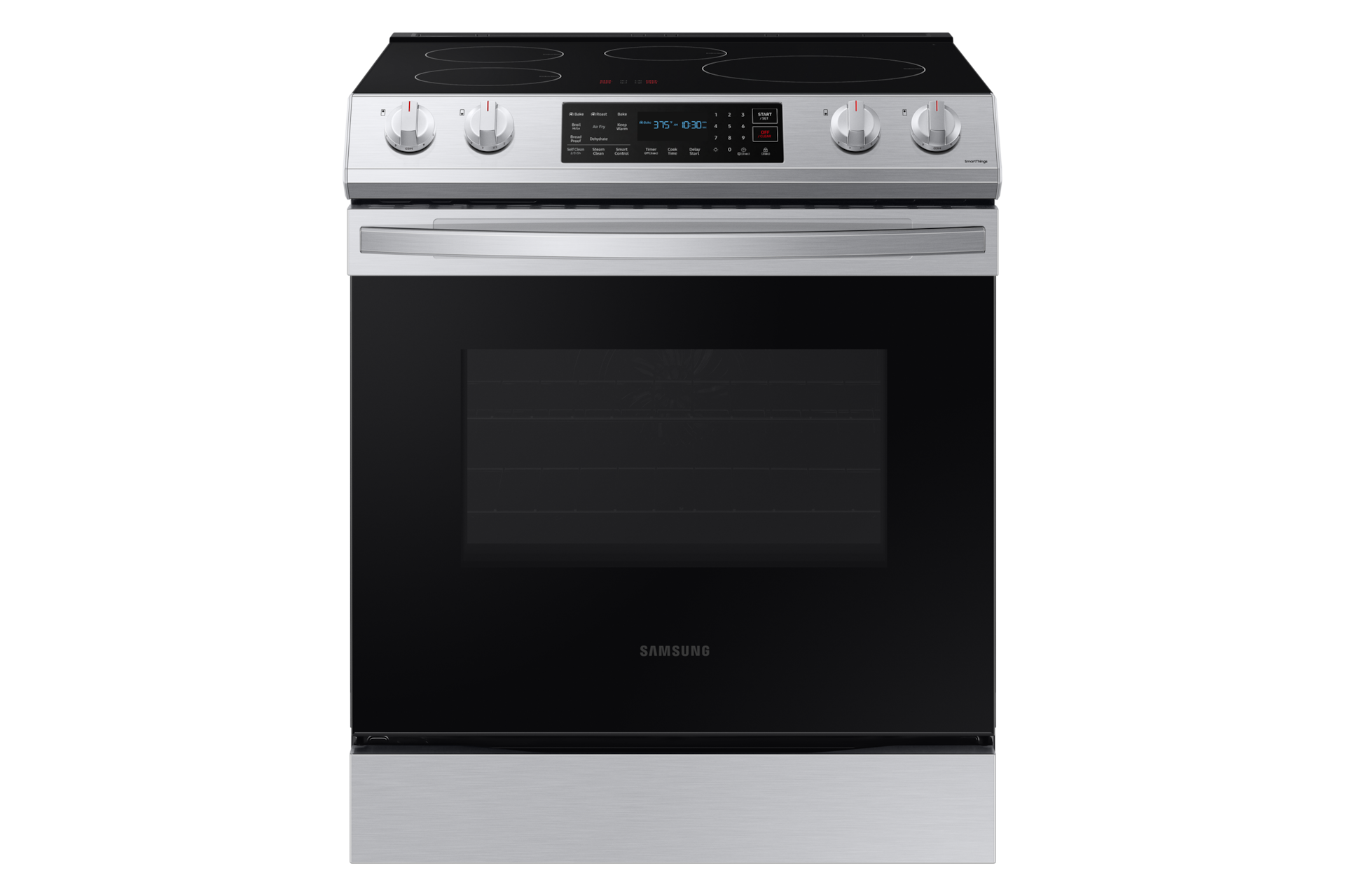 Image of Samsung 30  6.3 cu. Ft. Smart Induction Slide-in Fan Convection Range with Air Fry