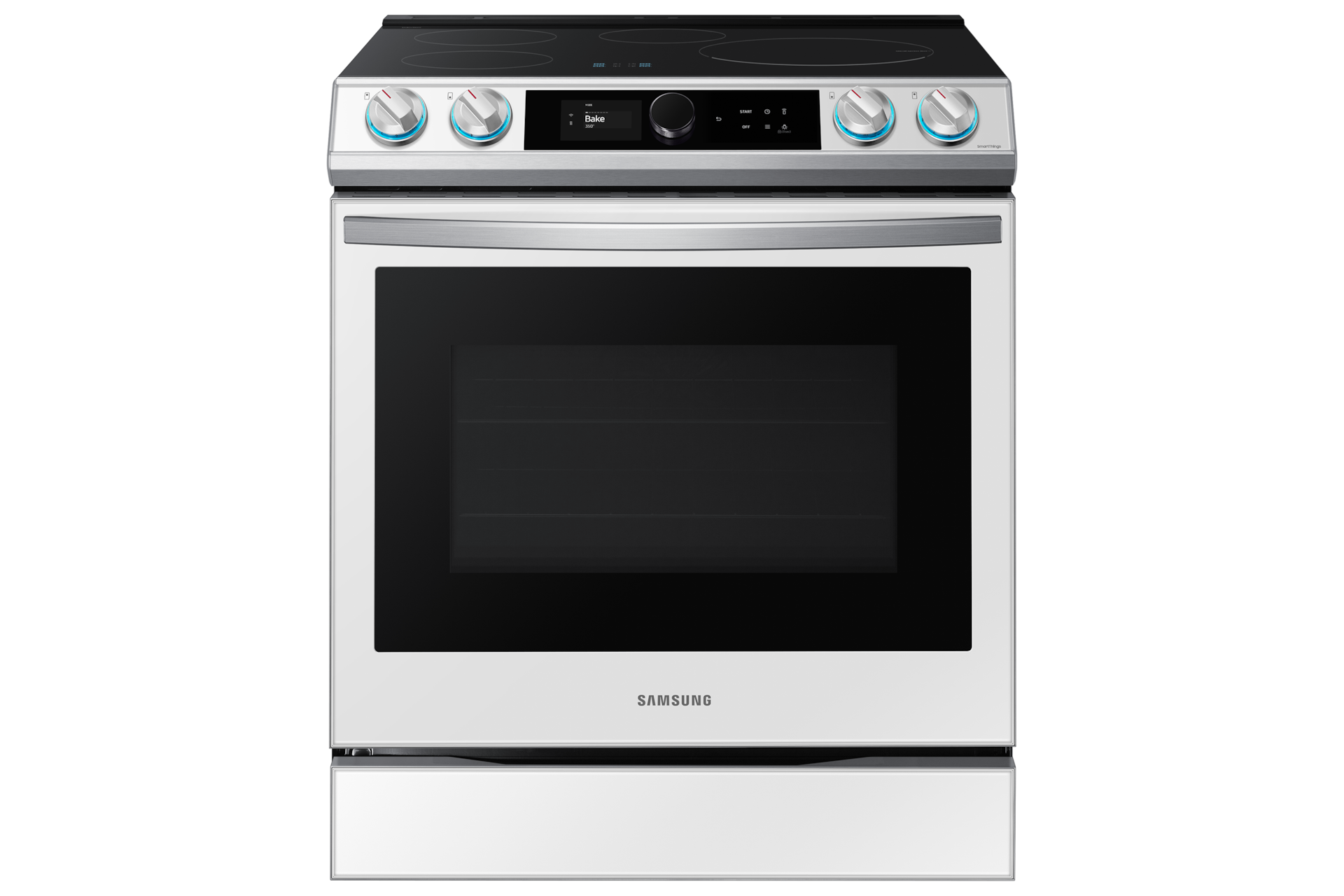 Image of Samsung 30  6.3 cu. Ft. Smart Induction Slide-in True Convection Range with Smart Dial &amp; Air Fry