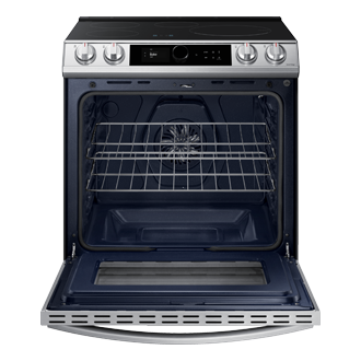 30" 6.3 cu. Ft. Smart Induction Slide-in True Convection Range with Smart Dial & Air Fry | Samsung Canada