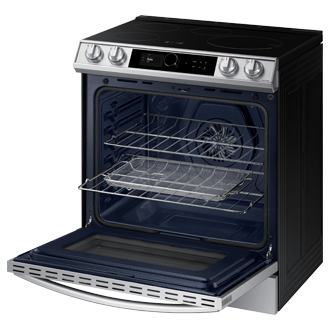 30" 6.3 cu. Ft. Smart Induction Slide-in True Convection Range with Smart Dial & Air Fry | Samsung Canada