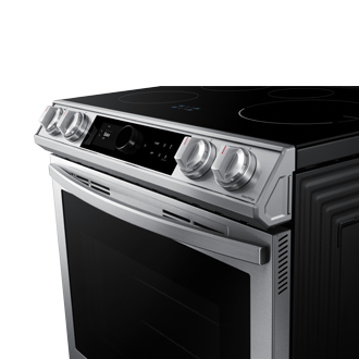 30" 6.3 cu. Ft. Smart Induction Slide-in True Convection Range with Smart Dial & Air Fry | Samsung Canada