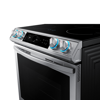 30" 6.3 cu. Ft. Smart Induction Slide-in True Convection Range with Smart Dial & Air Fry | Samsung Canada