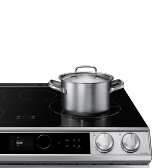 30" 6.3 cu. Ft. Smart Induction Slide-in True Convection Range with Smart Dial & Air Fry | Samsung Canada