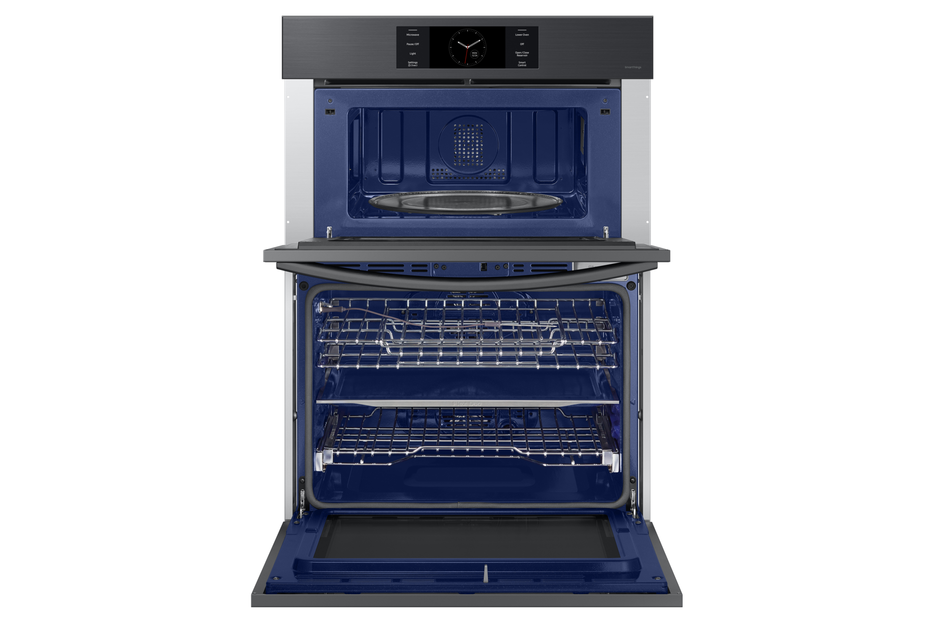 front-open-rack Black
