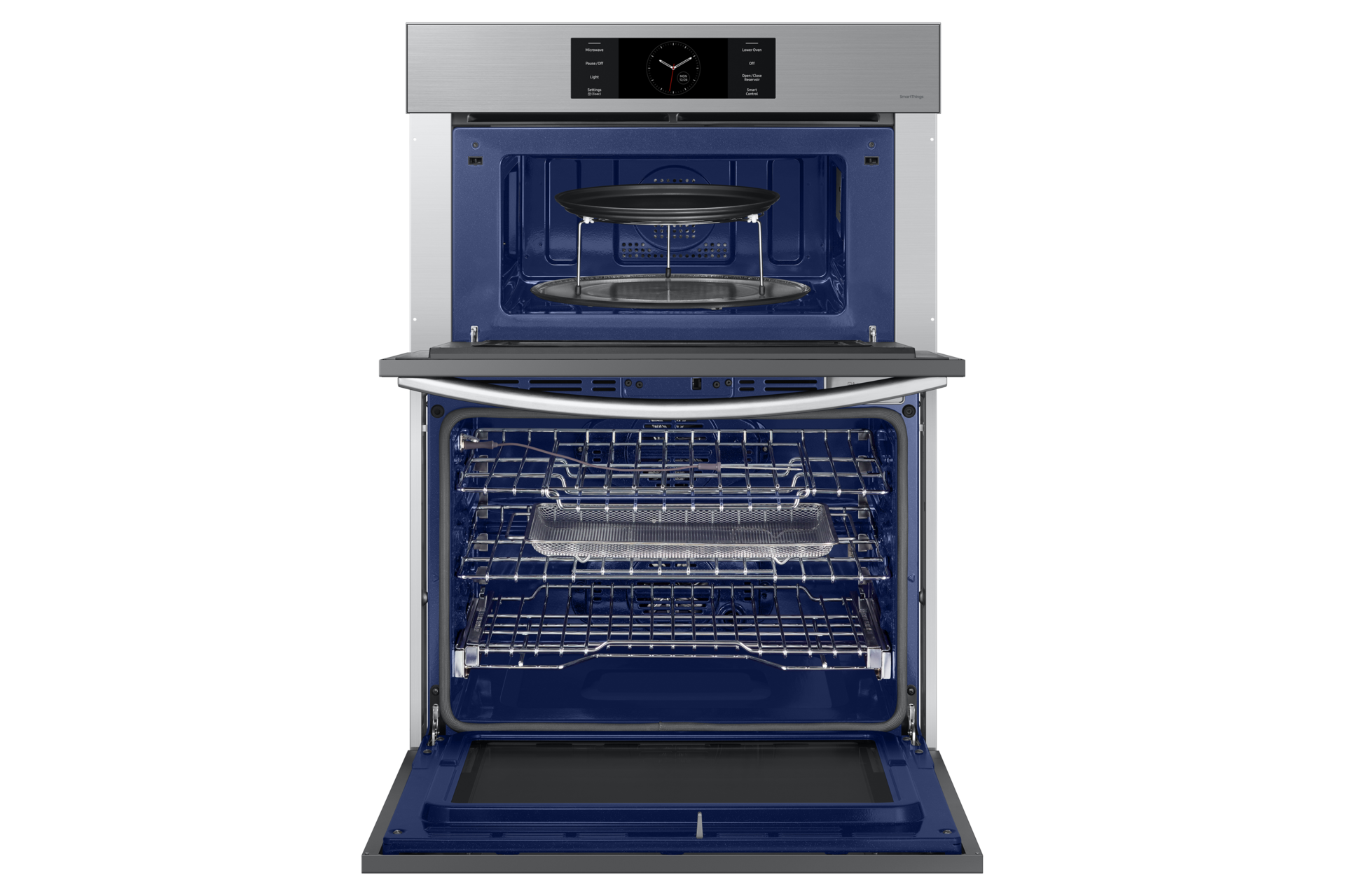 front-open-rack-with-ari-fry-tray Silver