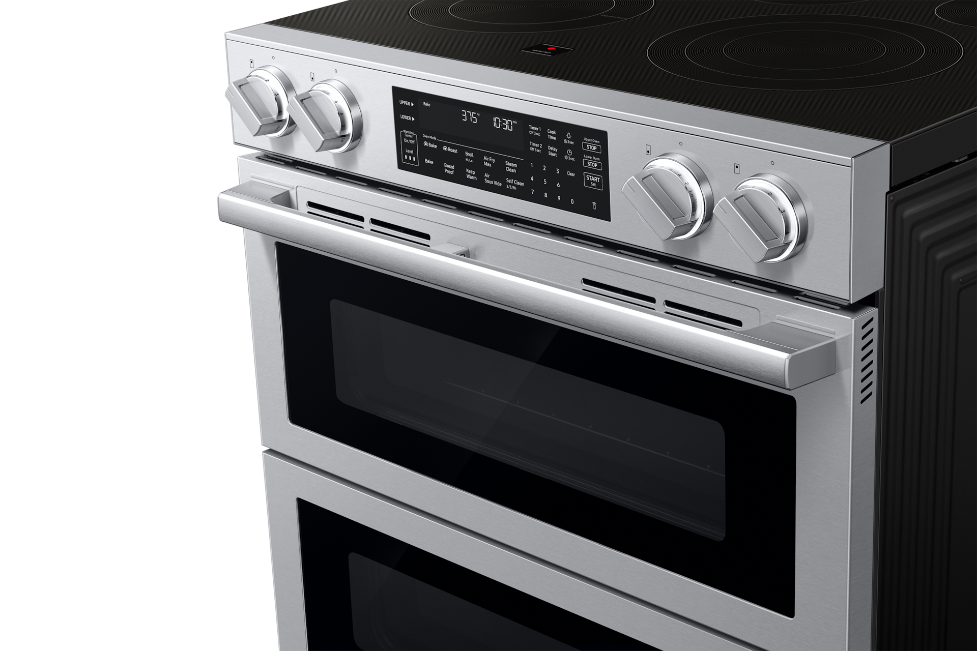 NSE90H/30_NSE90H63DRAA Air Fry Max and Pro-Style Design 6.3 cu. ft. Detail1 Silver 