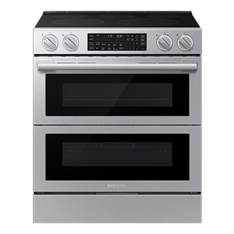 NSE90H/30_NSE90H63DRAA Air Fry Max and Pro-Style Design 6.3 cu. ft. Front-illuminated-Knob-On Silver 