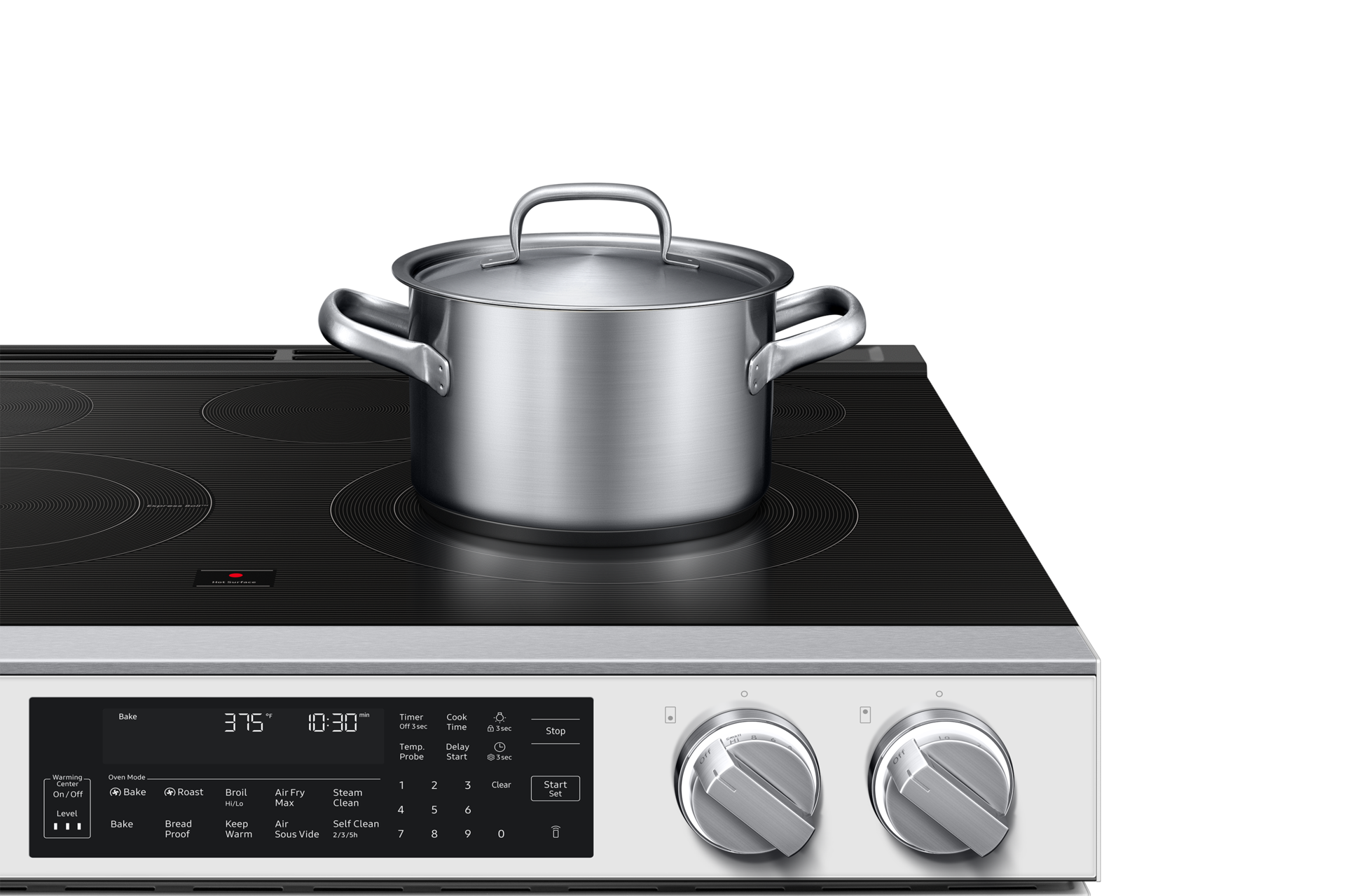 NSE90H/30 Air Fry Max and Pro-Style Design 6.3 cu.ft Detail2 White 