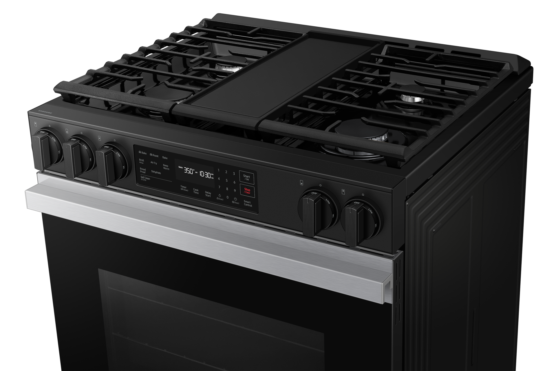 6.0 cu.ft Gas Slide-In Range with Air Fry | Samsung Canada