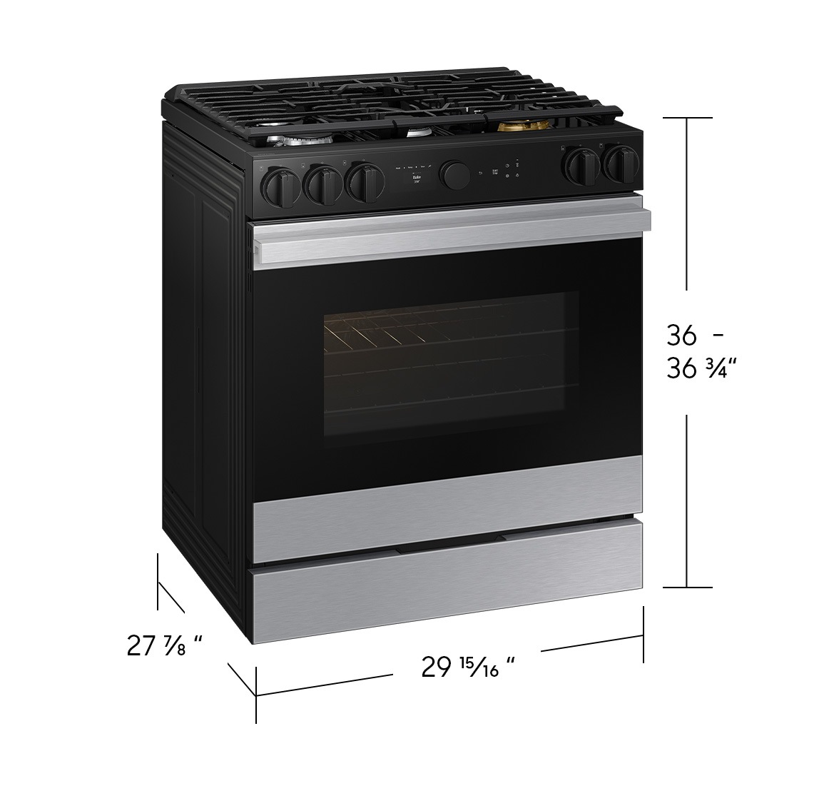Gas Slide-In Range True Convection | Smart Oven Camera | Air Sous Vide 6.0 cu.ft. Stainless Steel