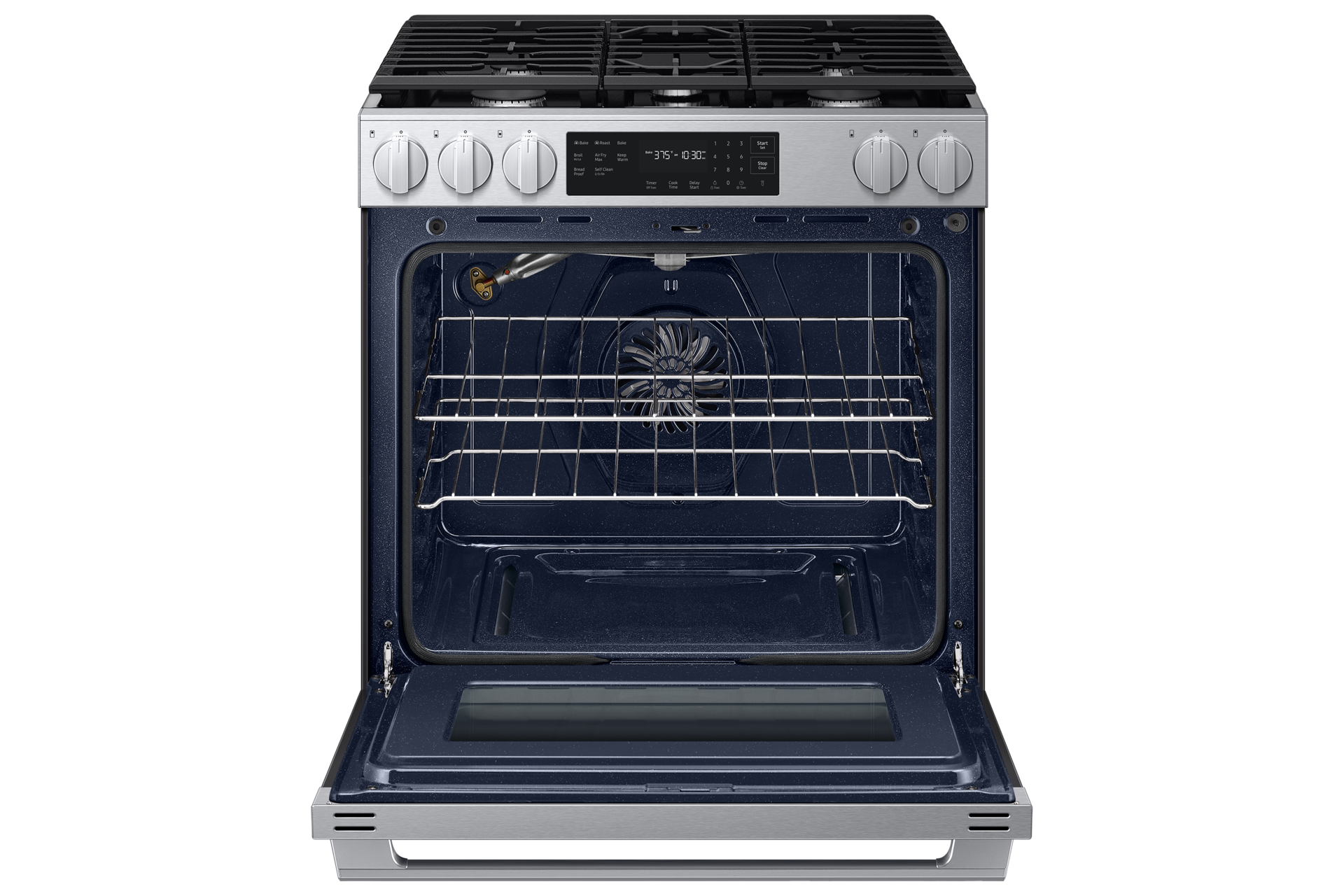 Gas Slide-In Range Fan Convection with Air Fry Max (w/ Tray) | Self Clean 6.0 cu.ft.