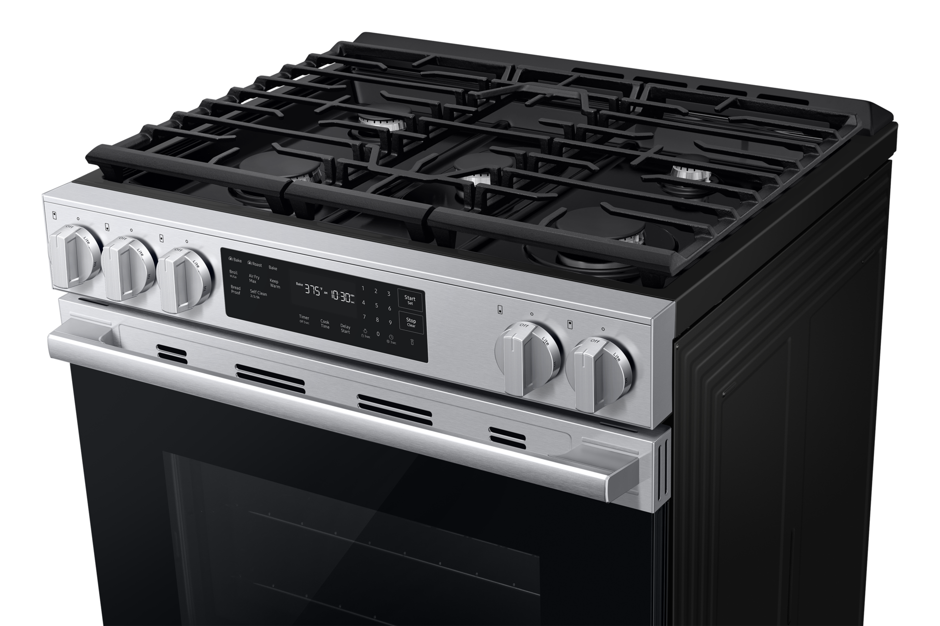 NSG70H/30 Air Fry Max and Pro-Style Design 6.0 cu. ft Detail1 Silver 
